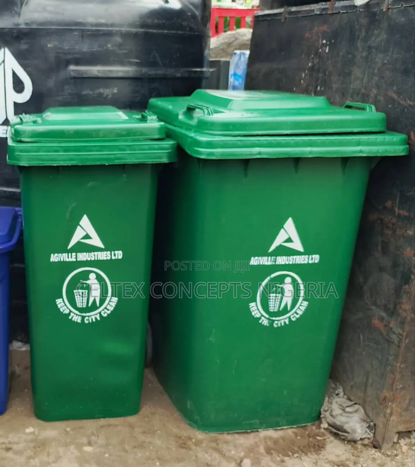Industrial Waste Bin 240l