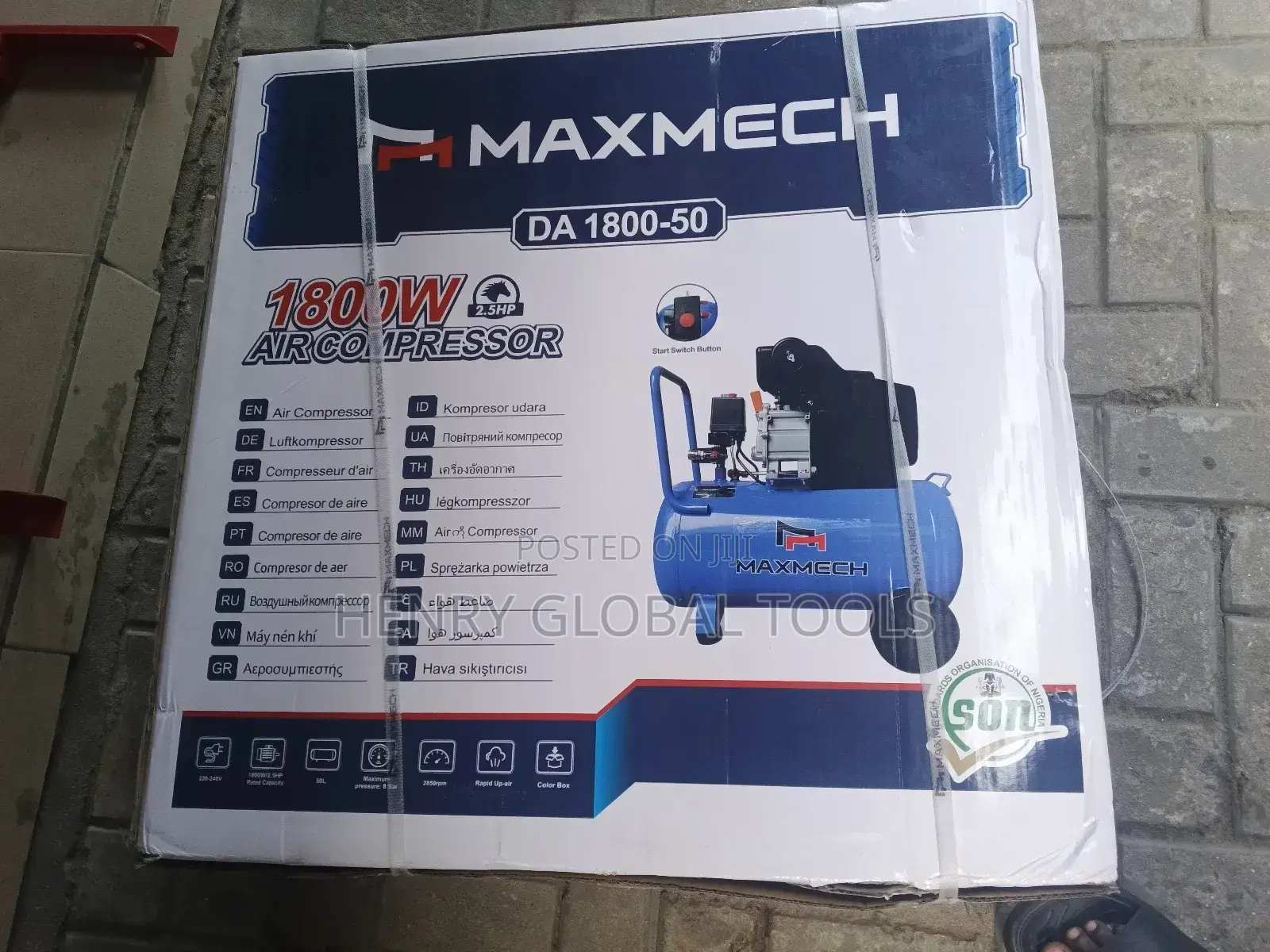 50liters 2.5hp Maxmech Compressor