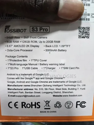 New Fossibot S3 Pro 128 GB Green