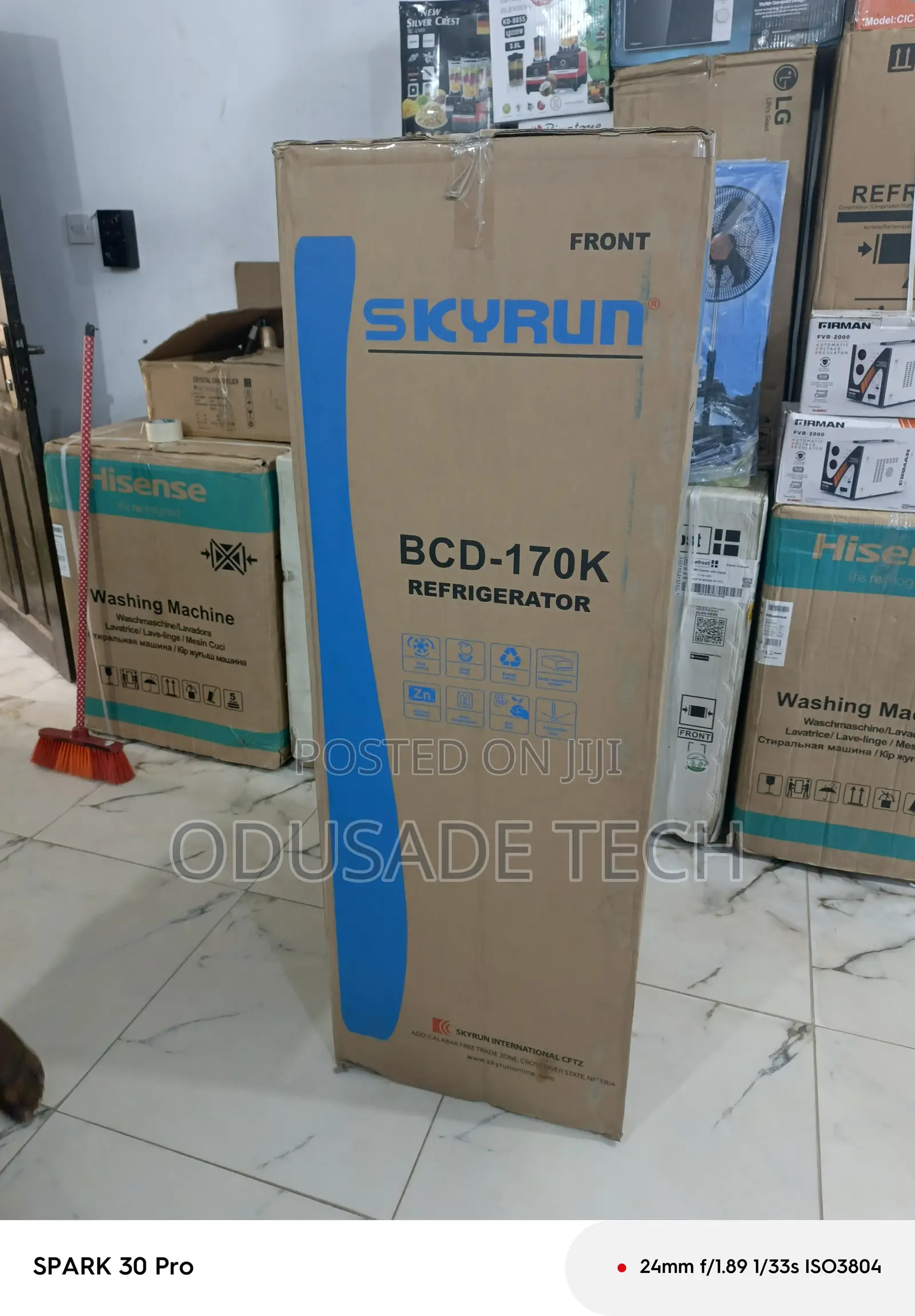 Brand New Skyrun BCD- Bottom Freezer Fridge