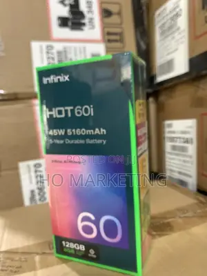 New Infinix Hot 60i 128 GB Black