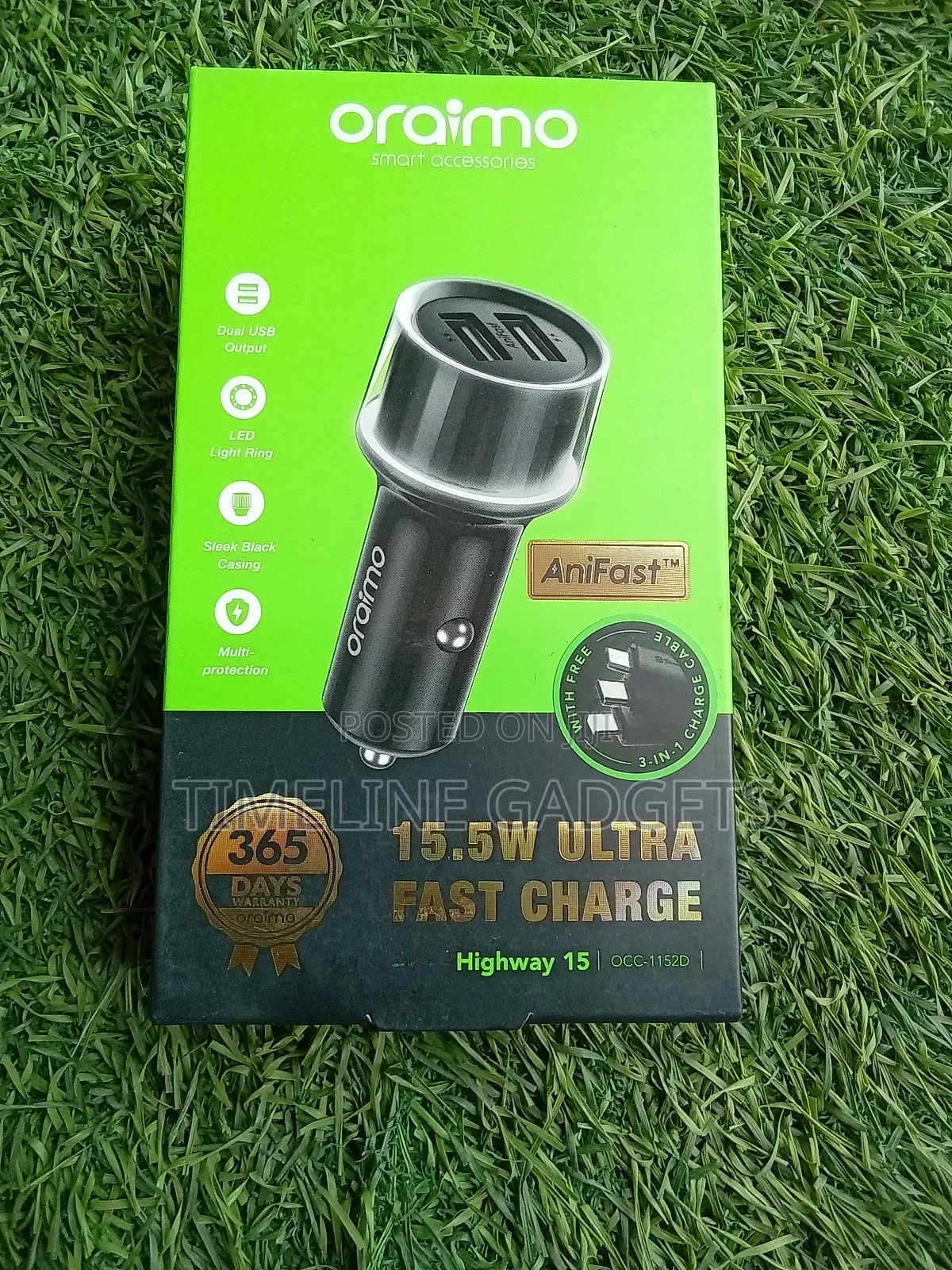 Oraimo Double Usb Car Charger