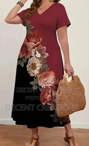 Mid - Year Promo: New Dark Red Semi Formal Plus Size Gown.Size 2xl.