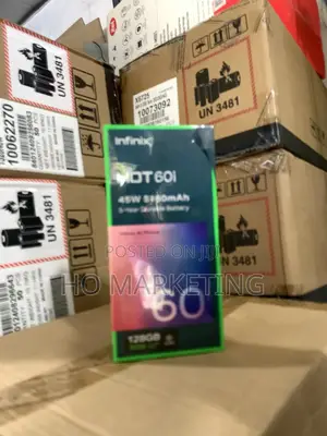 New Infinix Hot 60i 128 GB Black