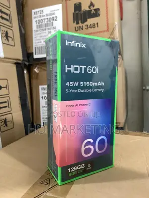 New Infinix Hot 60i 128 GB Black