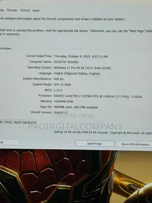 Laptop Dell XPS 15 16GB Intel Core i7 SSD 512GB
