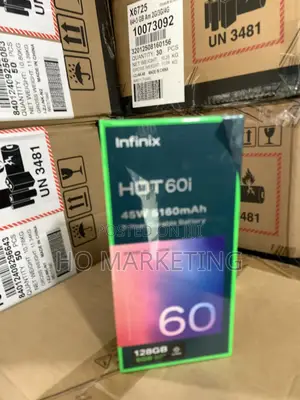 New Infinix Hot 60i 128 GB Black