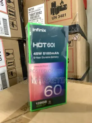 New Infinix Hot 60i 128 GB Black