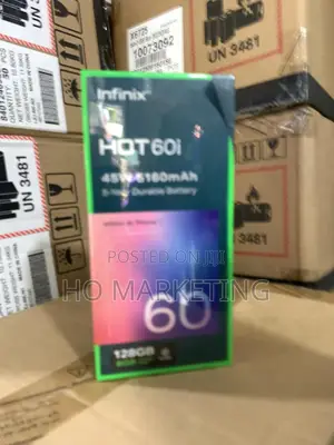 New Infinix Hot 60i 128 GB Silver