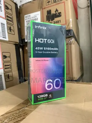 New Infinix Hot 60i 128 GB Silver