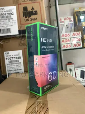 New Infinix Hot 60i 128 GB Black