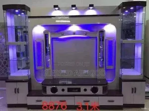 Executive Tv Stand With Music and Bar
