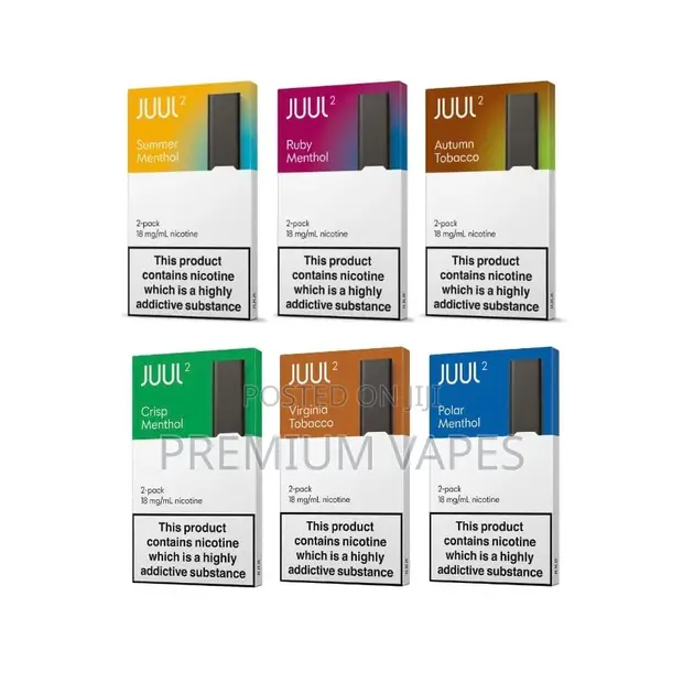 Juul 2 Flavour Pods - 18mg for sale - Premium Vapes  Price:  30,000 on  Jiji.ng [Ikoyi]