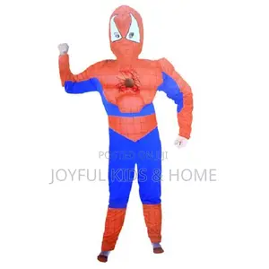 Padded 3pcs Spider Girlman Costume-Red, Blue and Black