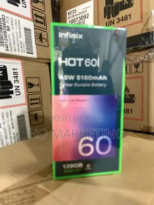 New Infinix Hot 60i 128 GB Black