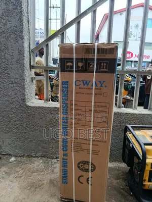 Cway Dispenser Hot Cold Water and Fridge With Bottle Inside