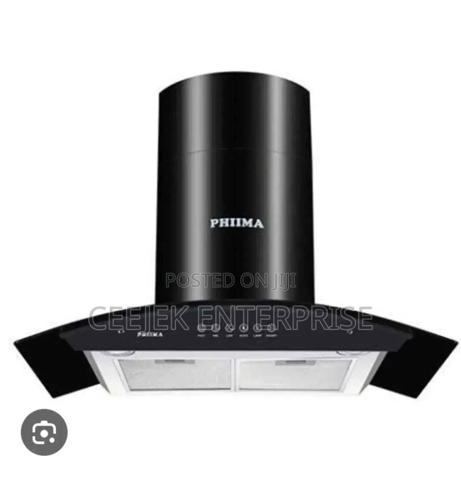 60cm Black Original Kitchen Extractor