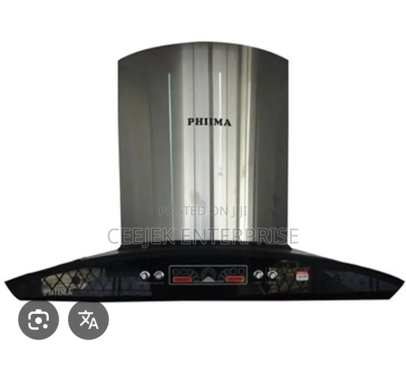 60cm Silver Phima Kitchen Extractor