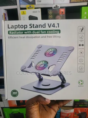 T619g Laptop Stand V4.1 360
Base With Electric Dual Fan