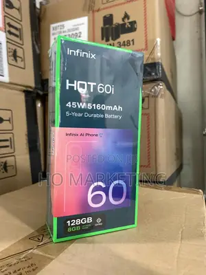 New Infinix Hot 60i 128 GB Black