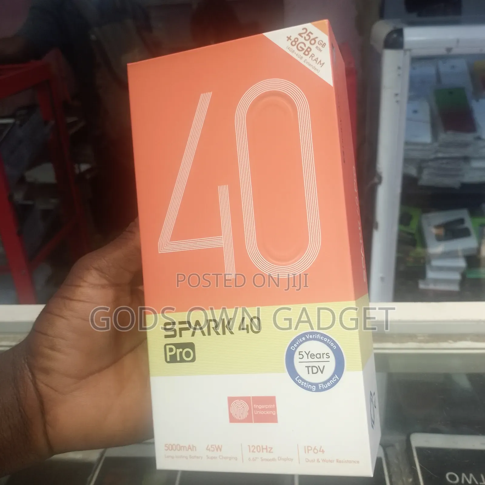 Tecno Spark 40 Pro 256 GB Black