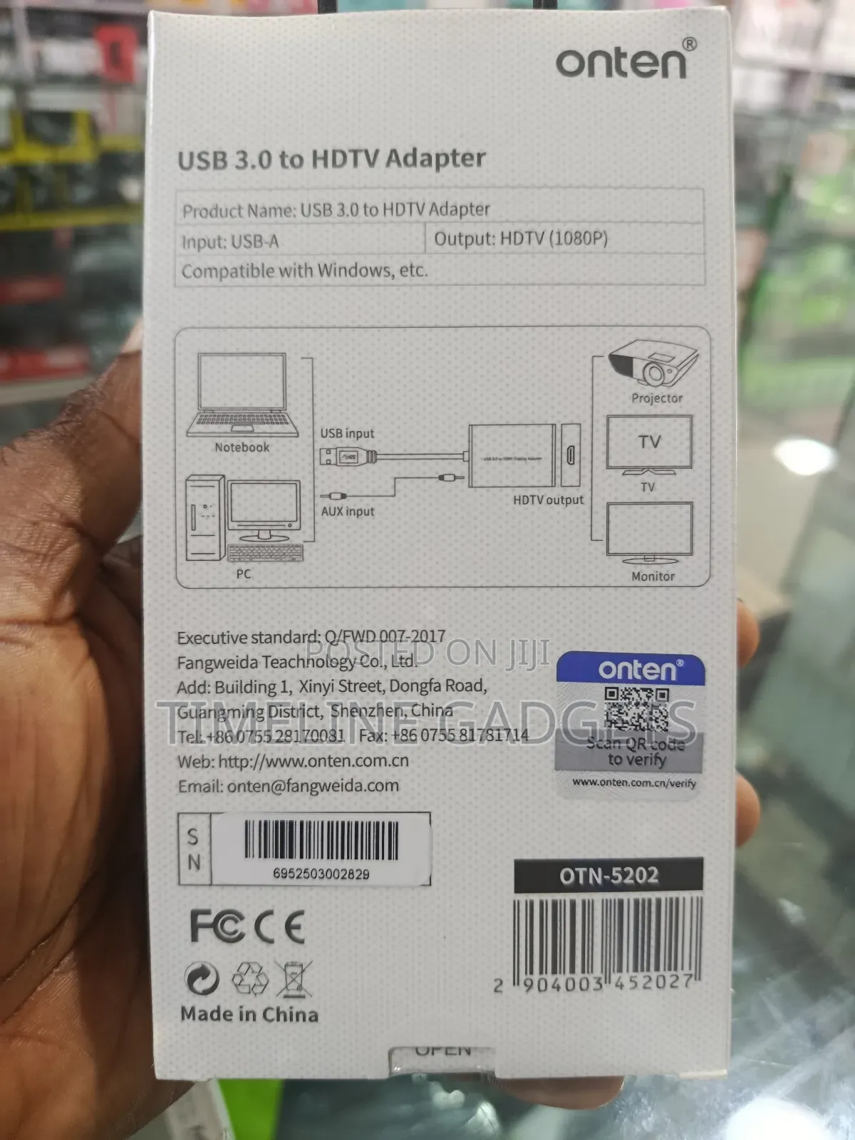 Onten Usb 3.0 to Hdmi Adapter