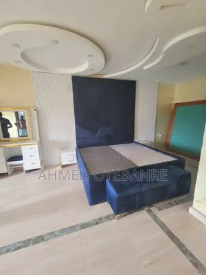 Elegant 6x6 Moon Bed – Royal Blue Colour