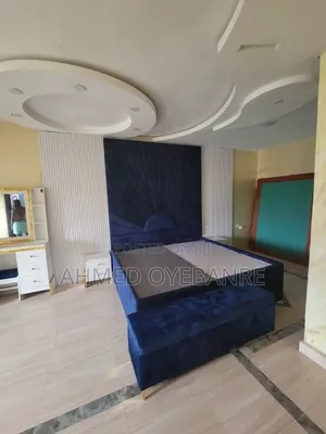 Elegant 6x6 Moon Bed – Royal Blue Colour