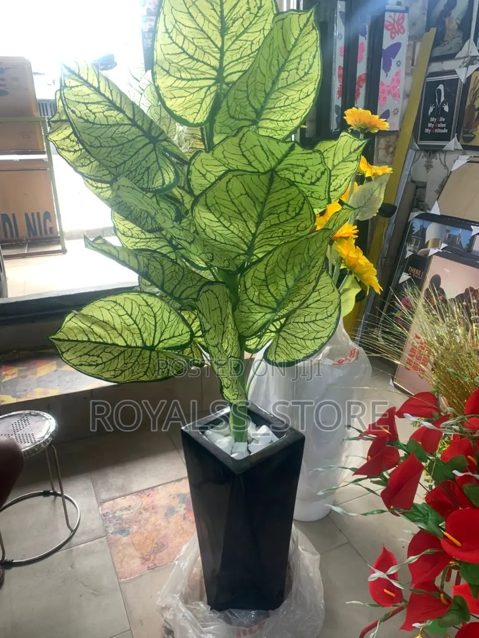 Artificial Leaf Plant Flower Vase