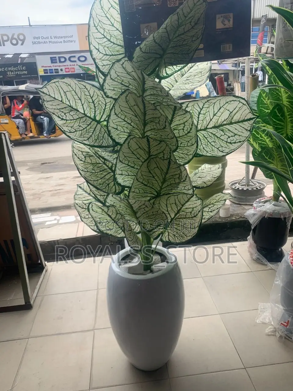 Artificial Leaf Plant Flower Vase