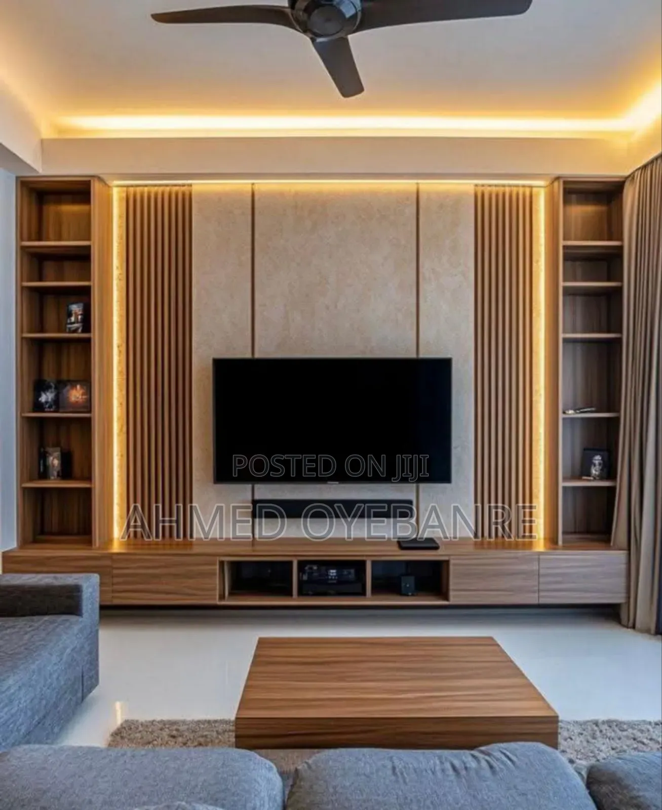 Modern Tv Console With Led Light