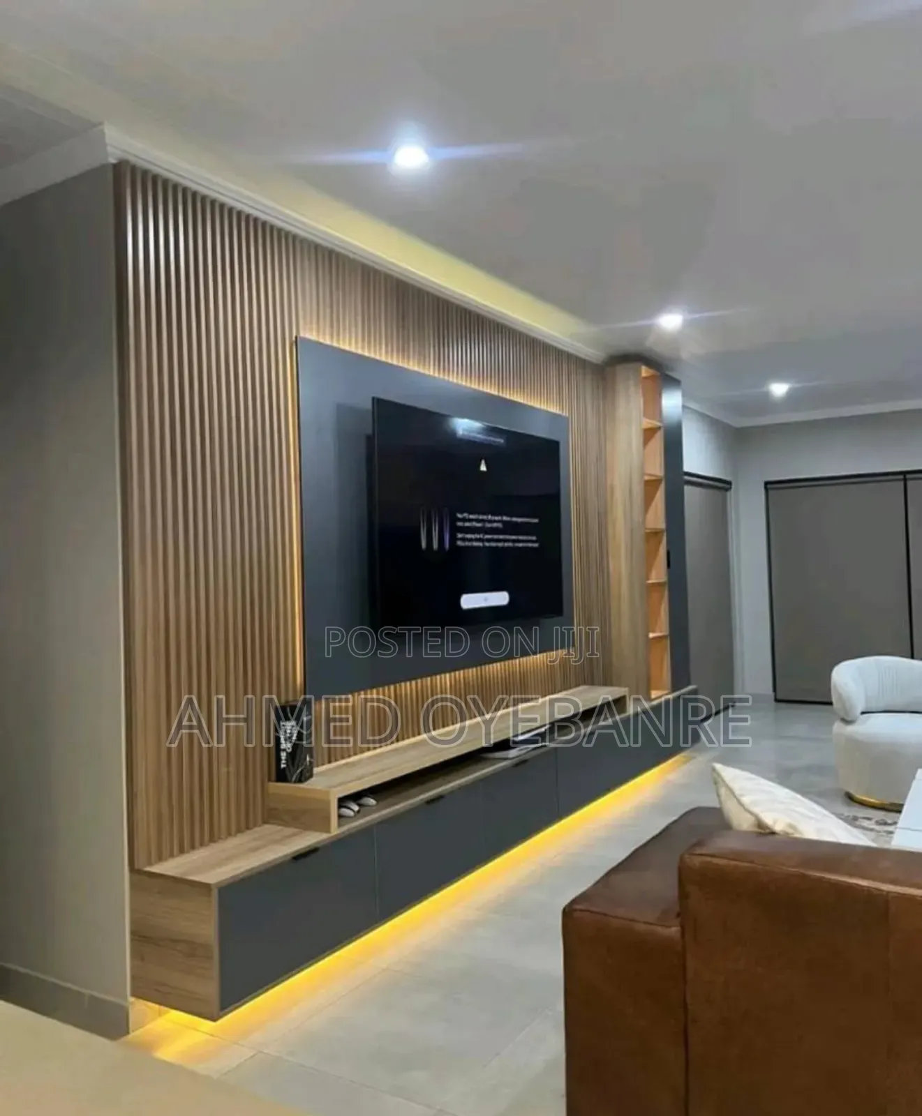 Modern Tv Console With Led Light
