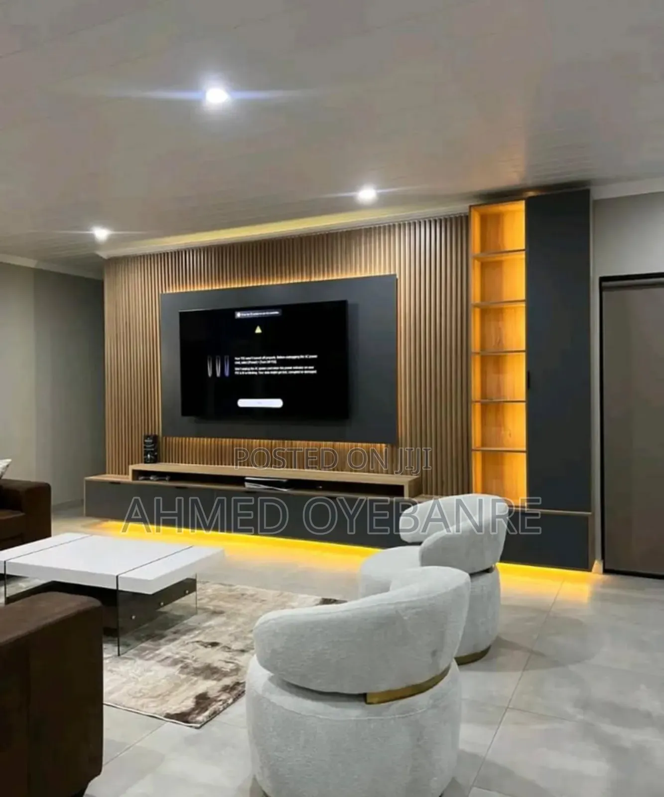 Modern Tv Console With Led Light