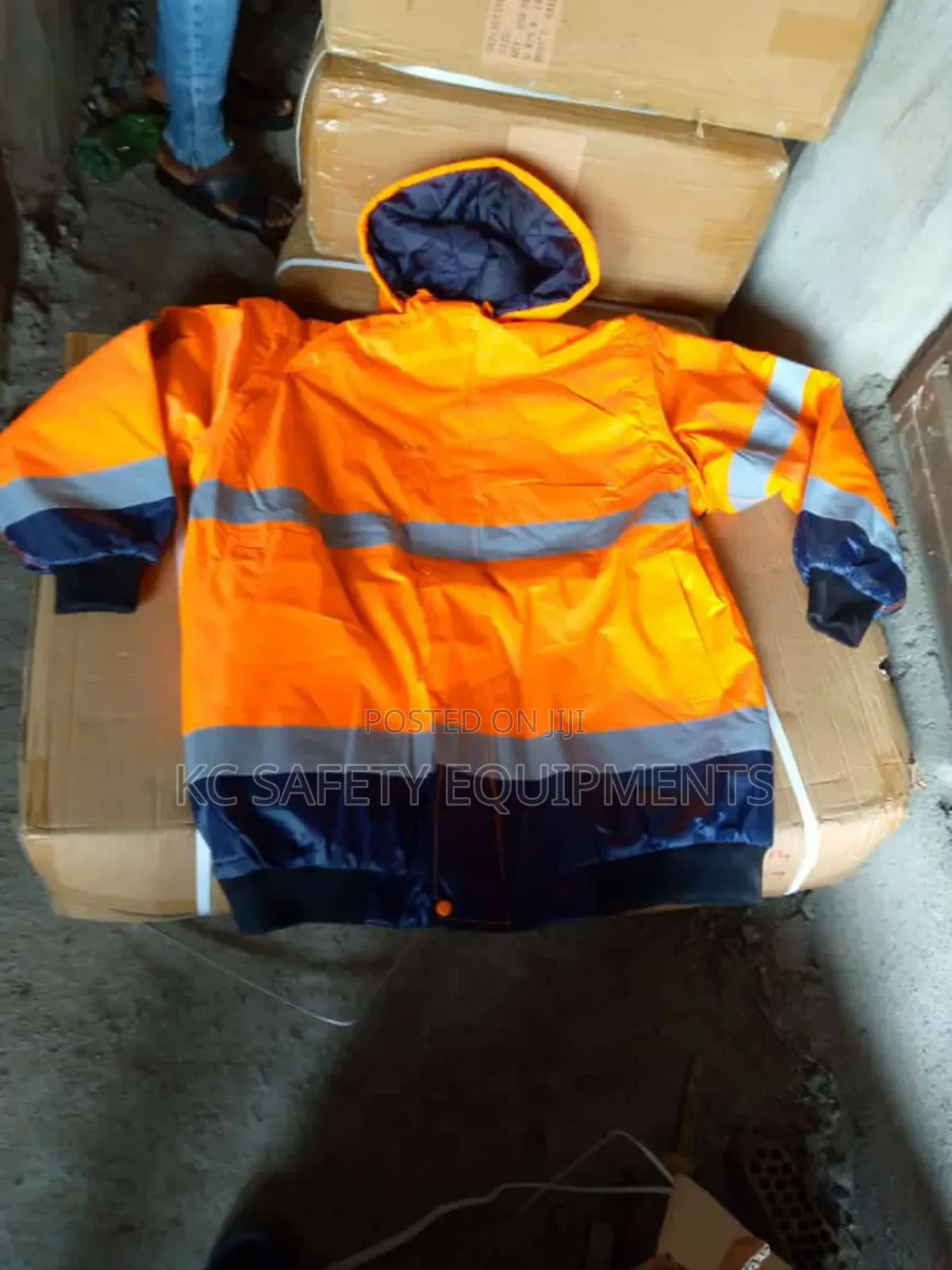 Orange Cold Room Jacket