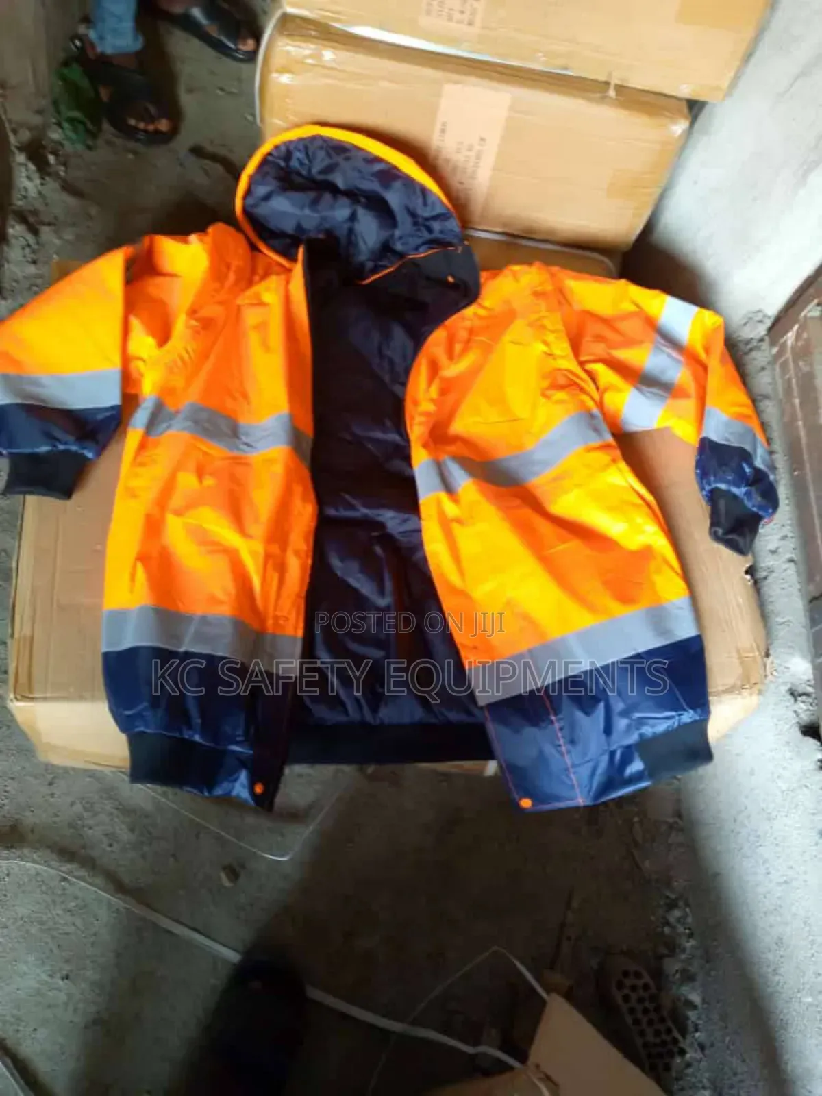 Orange Cold Room Jacket