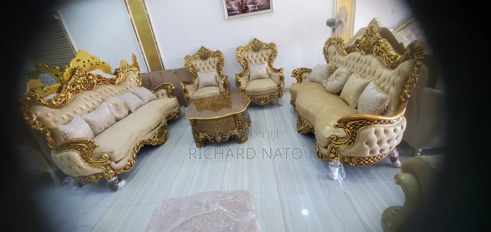 Classic Luxury Sofa Set Cross