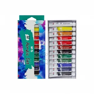 Professional 12 Colors Acrylic Paint