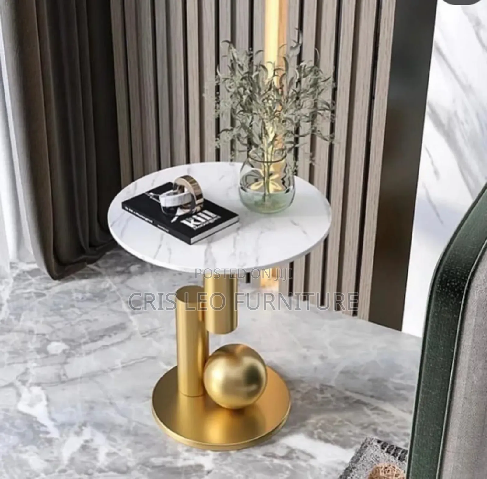 Modern Side Stool Marble