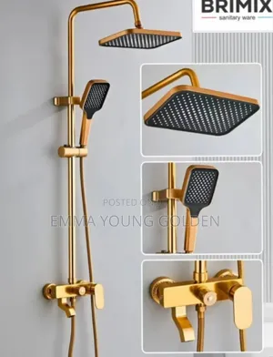 Brimix Gold Standing Shower