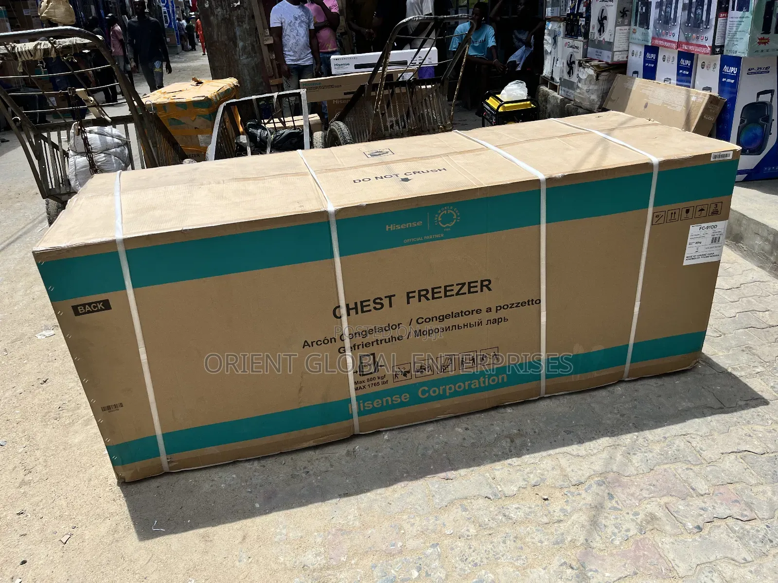 Hisense Double Door Deep Freezer