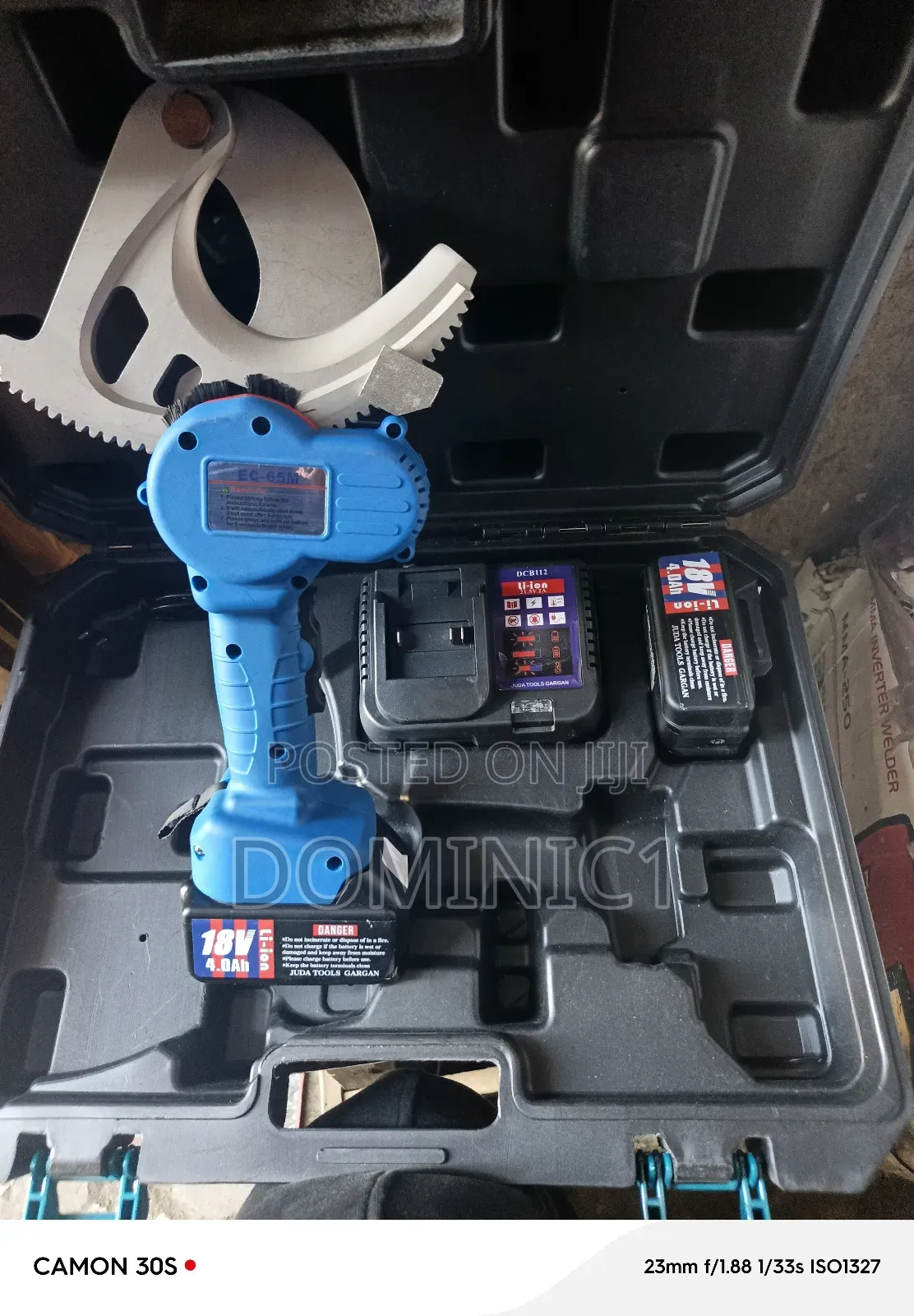 Cordless Cable Cutter  Ec-65-105mm