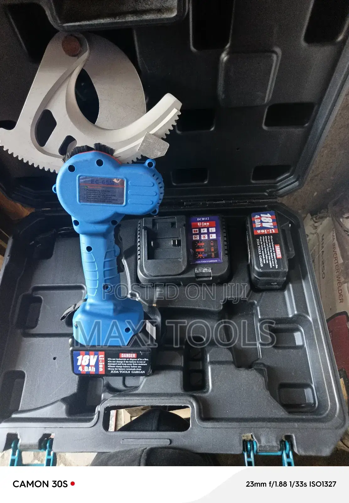 Cordless Cable Cutter  Ec-65-105mm
