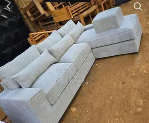 Live Room Gary L Shaped With Good Material Is Available