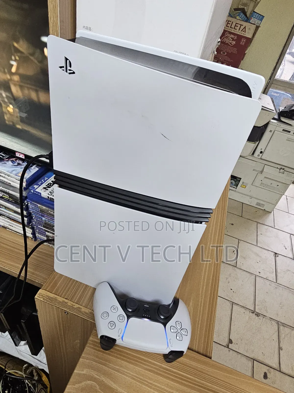 Playstations5 Pro With 2 Pads 7 Games Installed