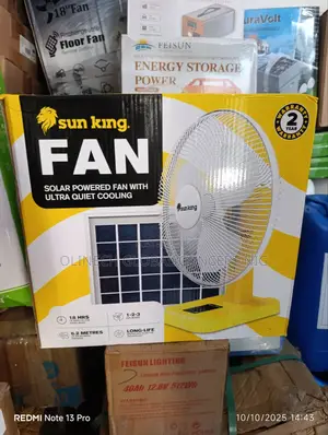 Sun King Solar Table Fan