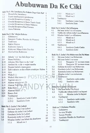 Exam Focus Hausa