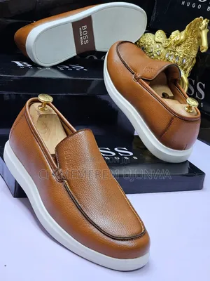 Leather Boss in Black and Brown