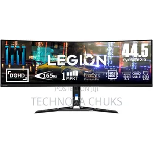 Lenovo Legion R45w-30 Gaming Monitor 44.5" Curved, Dualqhd, 170hz 1ms