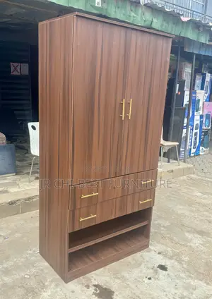 Durable 6ft by 3ft HDF Wooden Wardrobe