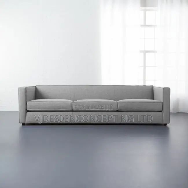 Single Unit Sofers Made Solid 3 Seaters for Office and Homes
